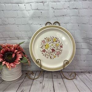 vtg unbranded unmarked Floral Patterned serving platter Plate cottagecore